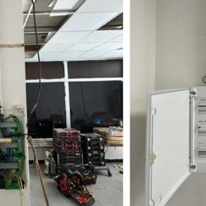 avant apres d'un coffret de distribution – Villefranche sur Saône (69) - Promaxelec