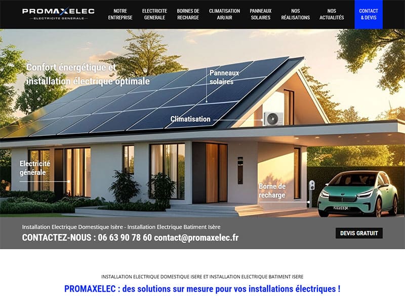 actualité nouveau site internet Promaxelec